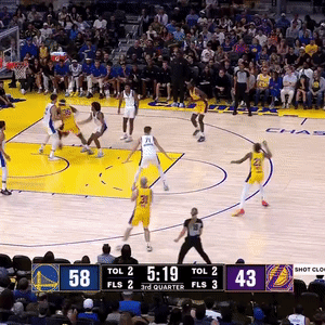 NBA季前赛战报：勇士客场大胜雷霆，喜提三连胜